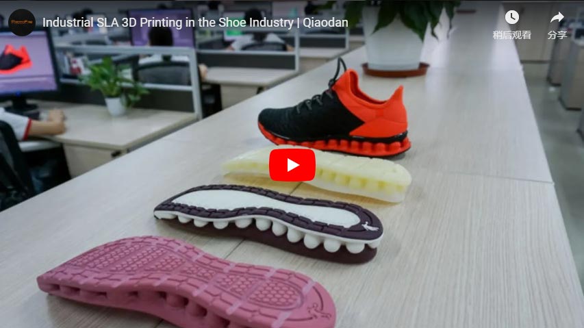 Industriell SLA 3D-utskrift i skoindustrien
